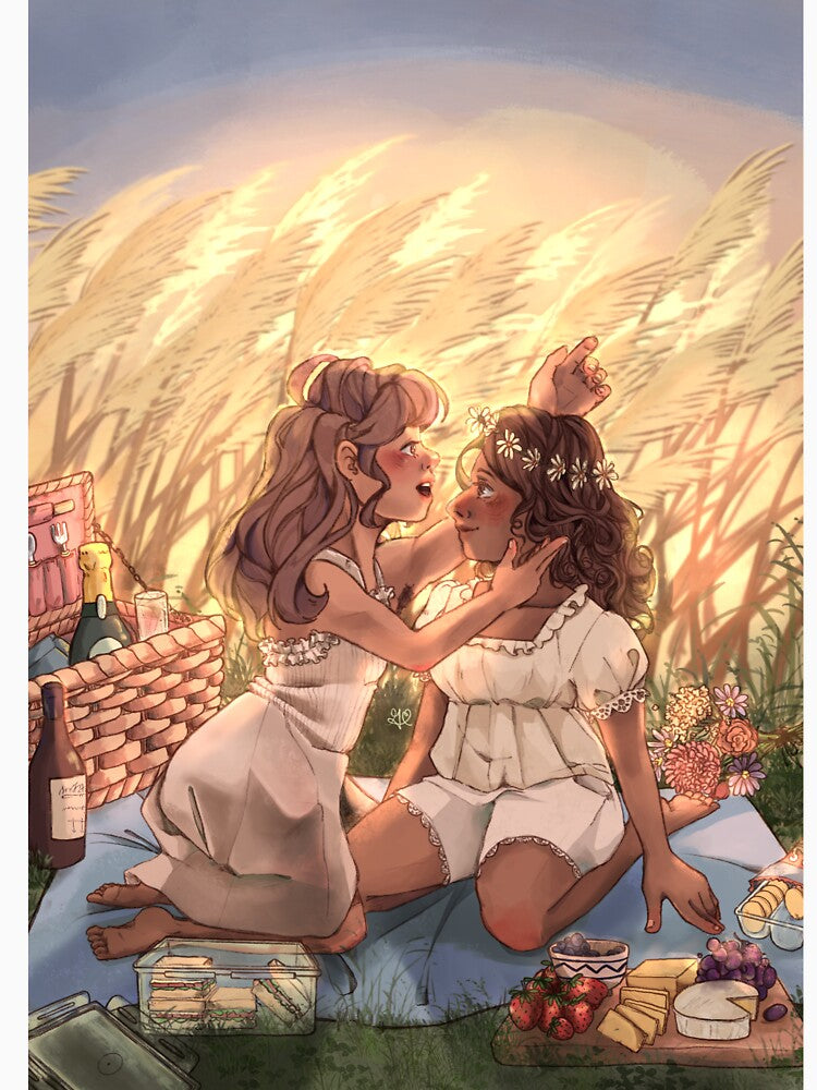 sapphic sunset by crushchronicles