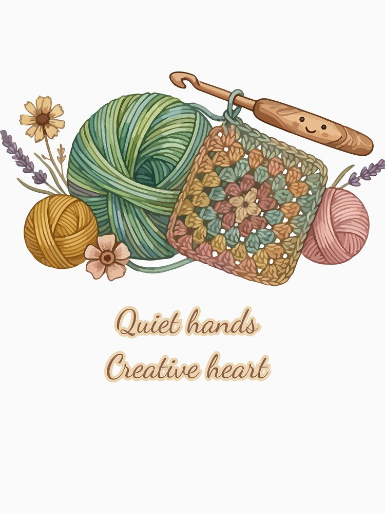 Crochet Design, Quite hands Creative hearts by VividaHadeil