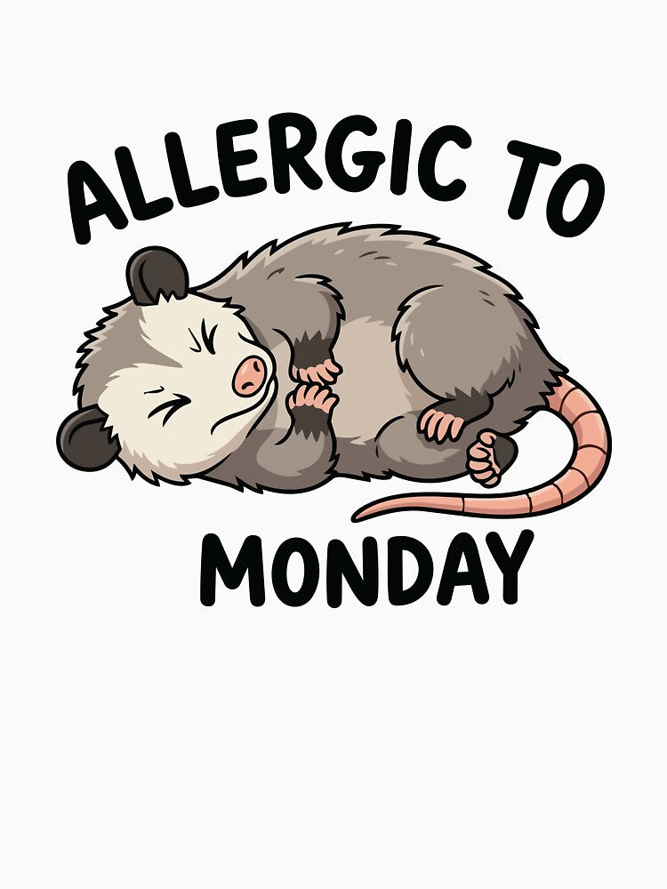 Allergic To Mondays Playing Dead Opossum by Petzzz