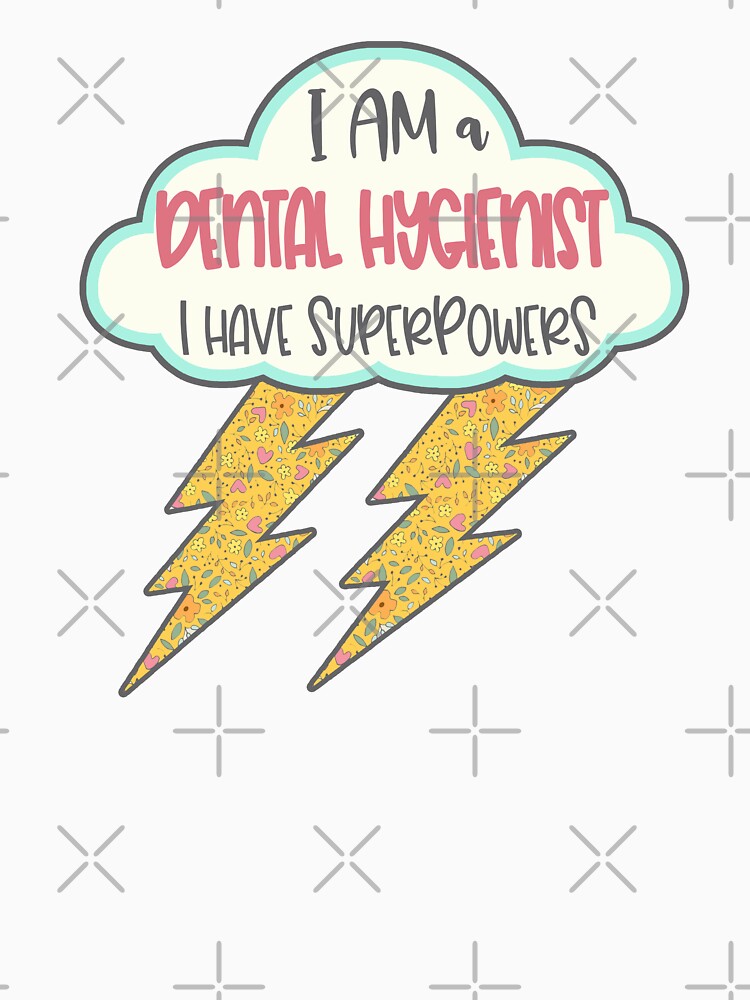 Retro Dental Hygienist Superpowers Bolt by GrimButterfly