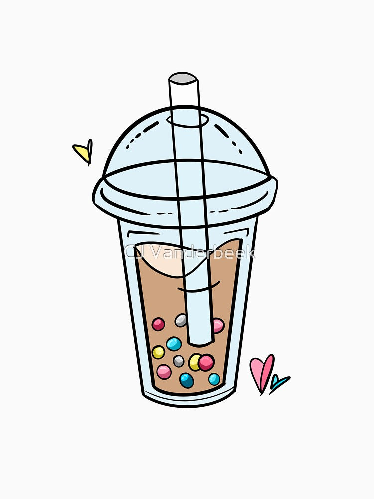 Genderflux Pride Bubble Tea by CJ Vanderbeek