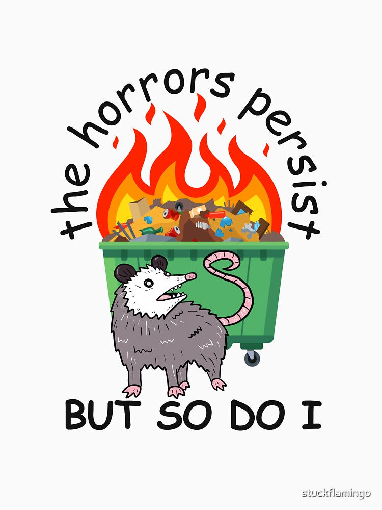Positively Persistent Possum by stuckflamingo