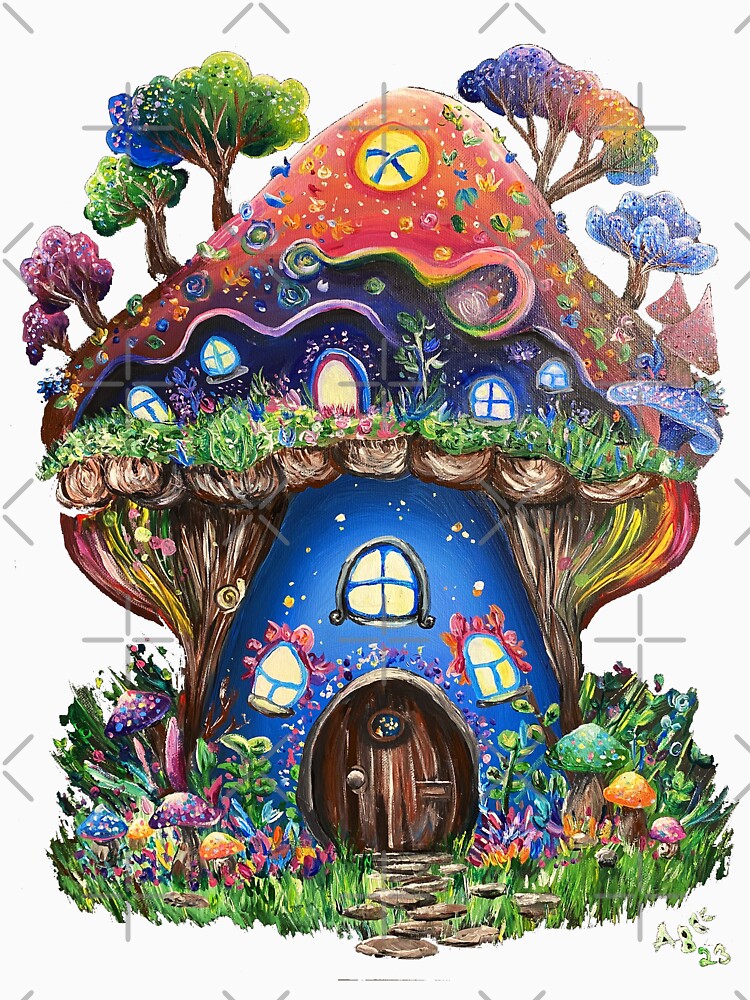 Fairytale Mushroom House by Aquabunart