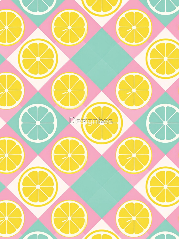 Retro Lemon Pattern by Designbes