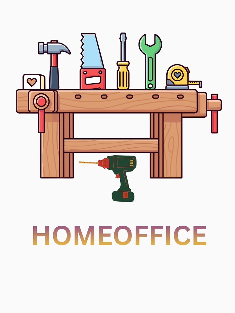 Home Office - My Workbench for Every Job by LunaPrintCo