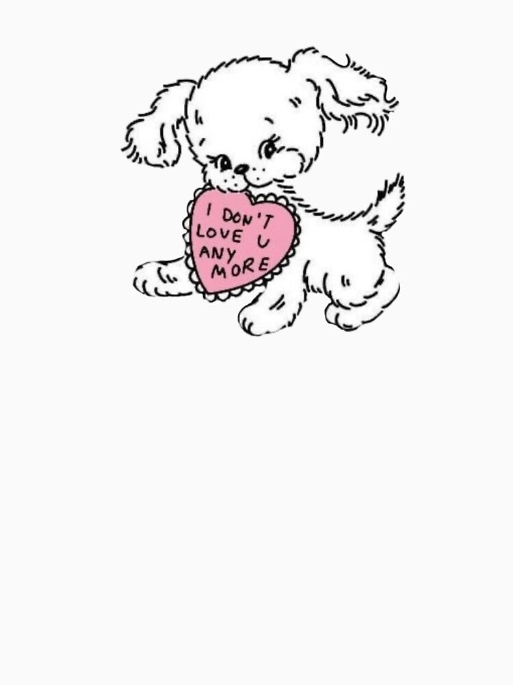 Coquette dog with heart by Pixiedrop