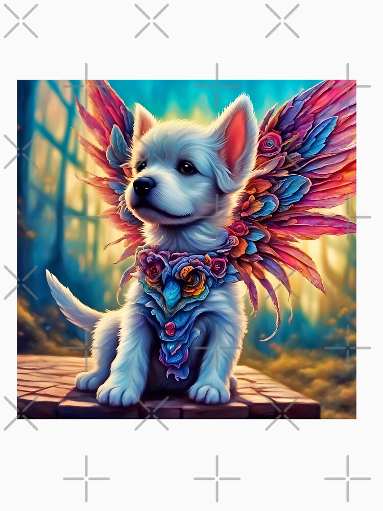 Whimsical Fairy Puppy No. 008 by FaerieFusion