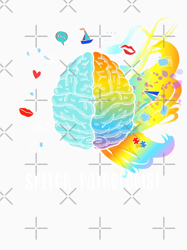 Brain of Speech Language Pathologist Speechie by sweetheartistic