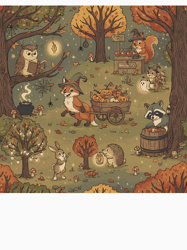 Cozy Woodland Trick-or-Treat by Gmance