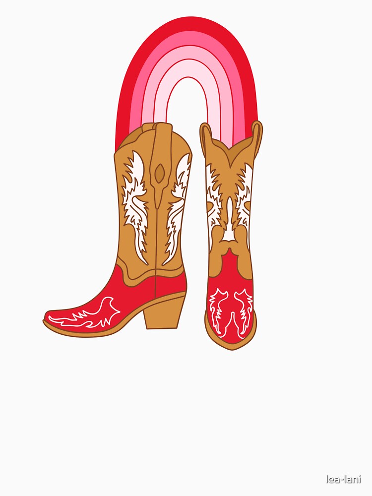Pink Aesthetic Cowboy Boots by lea-lani
