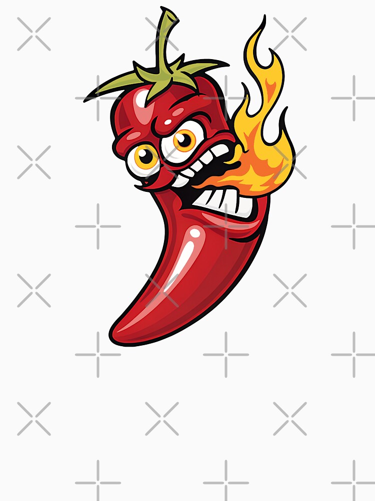 Flaming Hot Chili Pepper by NickTaroDesign