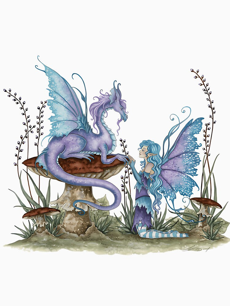 Fantasy Companions Magical Creature Illustration by harsdenonp