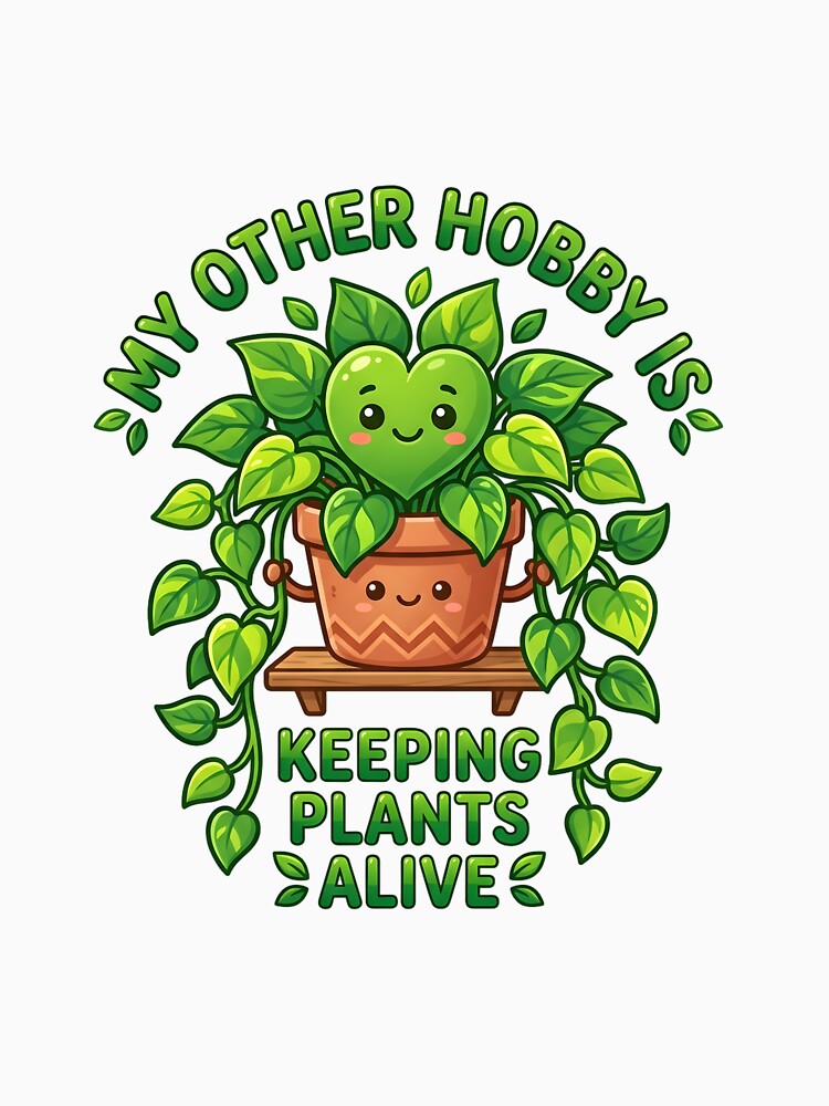 My Other Hobby Is Keeping Plants Alive | Funny Plant Lover Design by Peace-of-mind