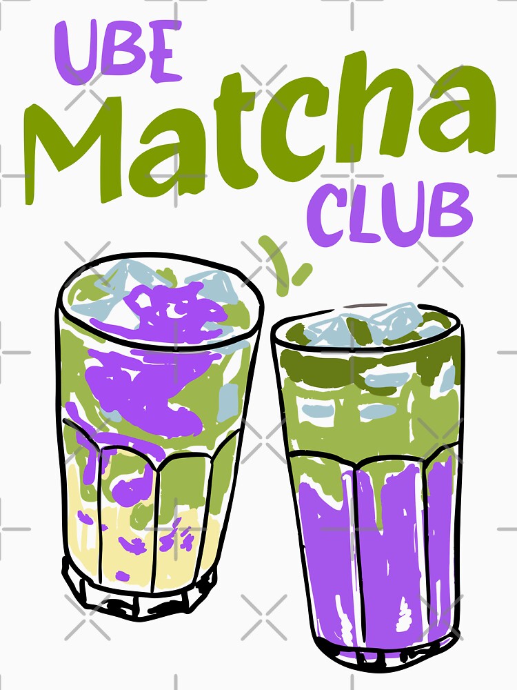 Ube Matcha Club Illustration by MaiZephyr