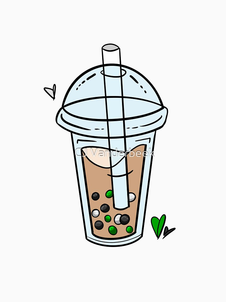 Demisexual Pride Bubble Tea by CJ Vanderbeek