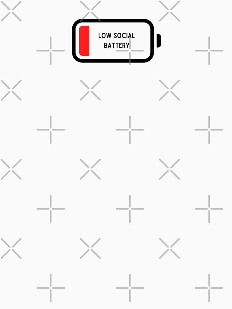 Low social battery by Letter & Petal
