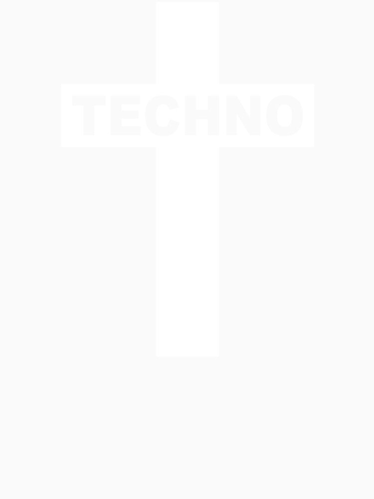 Techno - Techno Music - Techno Cross by chrisboerkner
