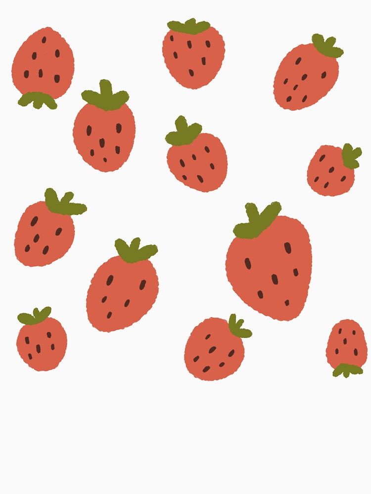 Sweet strawberries pattern by loulou-artifex