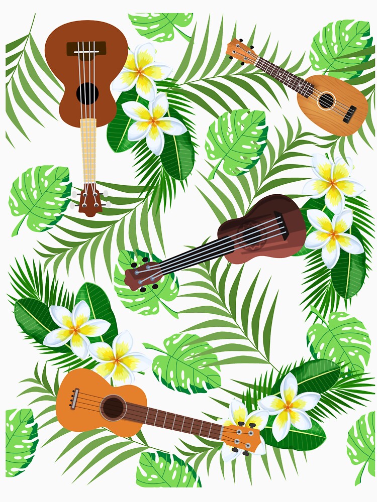 Ukulele Floral by Mean-Musician