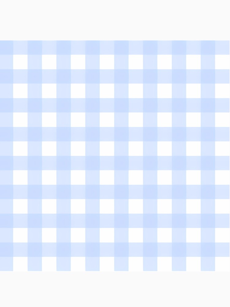 Light Blue Gingham Check Pattern by rimiuvay37