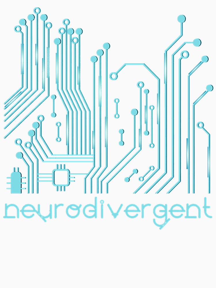 Neurodivergent Autism ADHD Aspergers Aspie Neurodiversity by ElonDabney