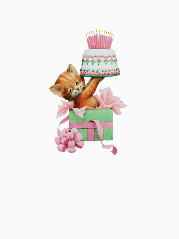 Coquette birthday cat by Pixiedrop