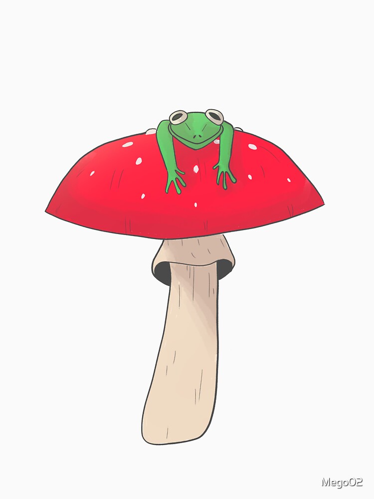 Funky Frog on a Mushroom by Mego02