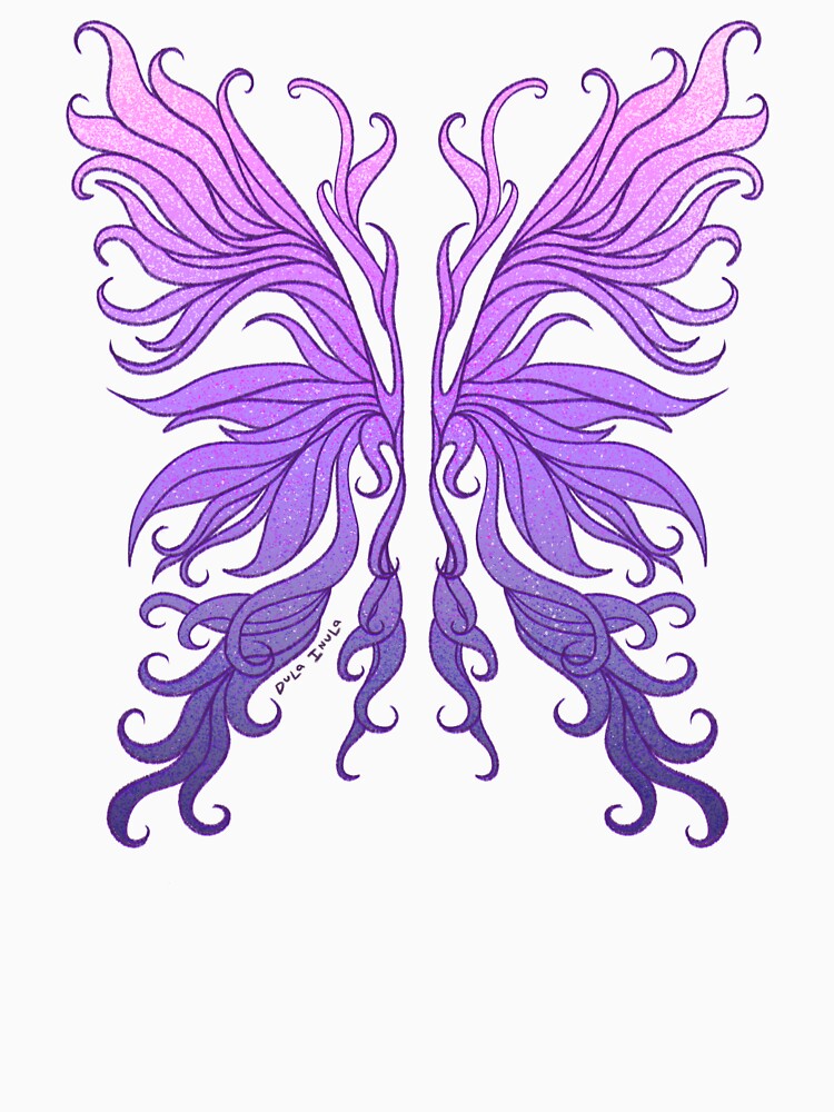 Purple Cosmic Fairy Wings by dulainula