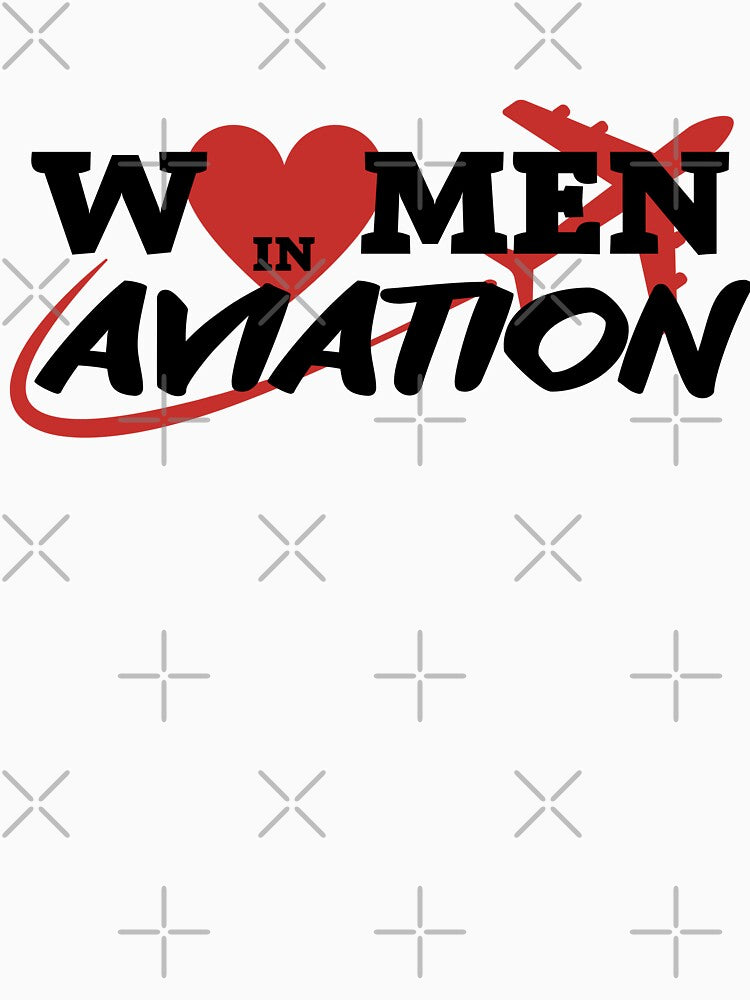 women in aviation woman in aviation heart aircraft skygirl female pilot by AviationArtists