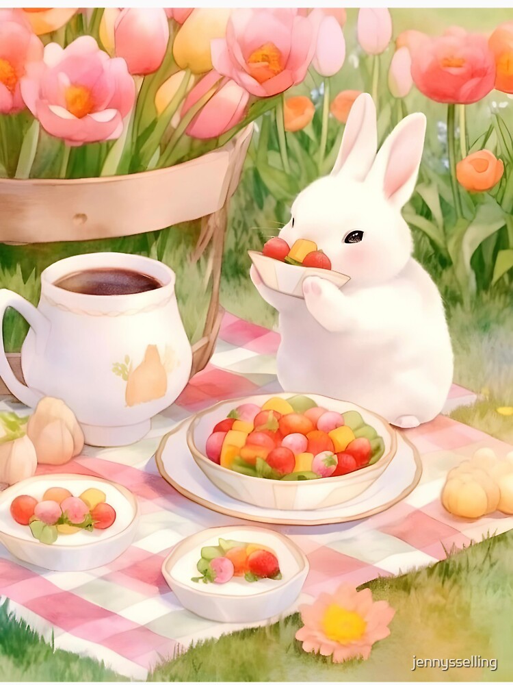 Bunny Picnic by jennysselling