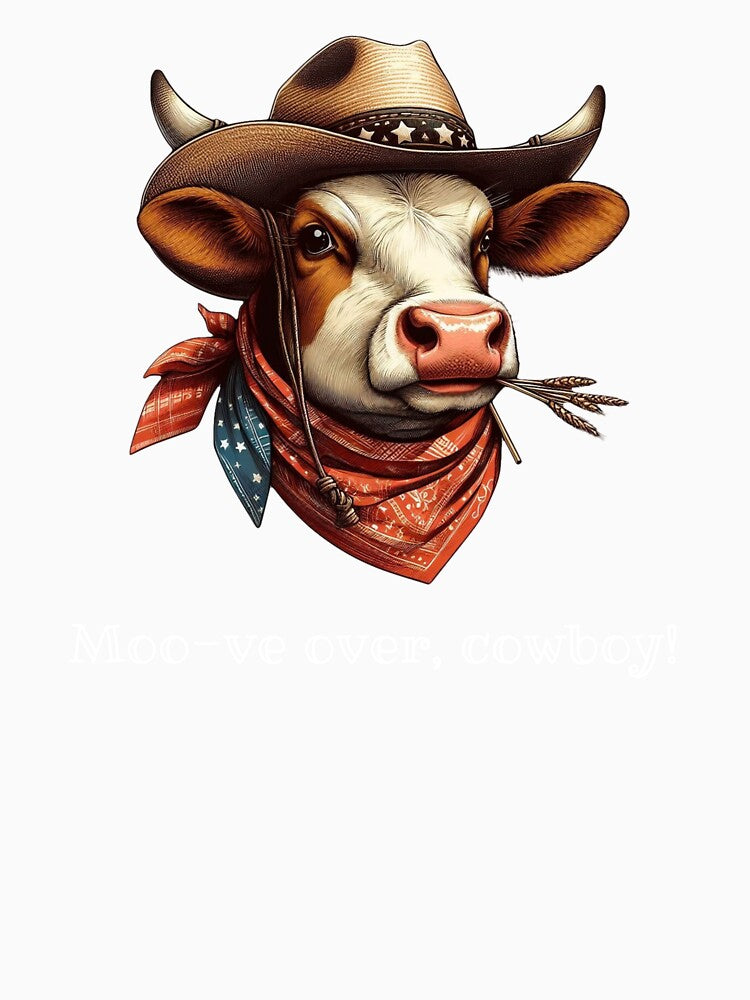 Funny Country Cow by HeadTurningArt