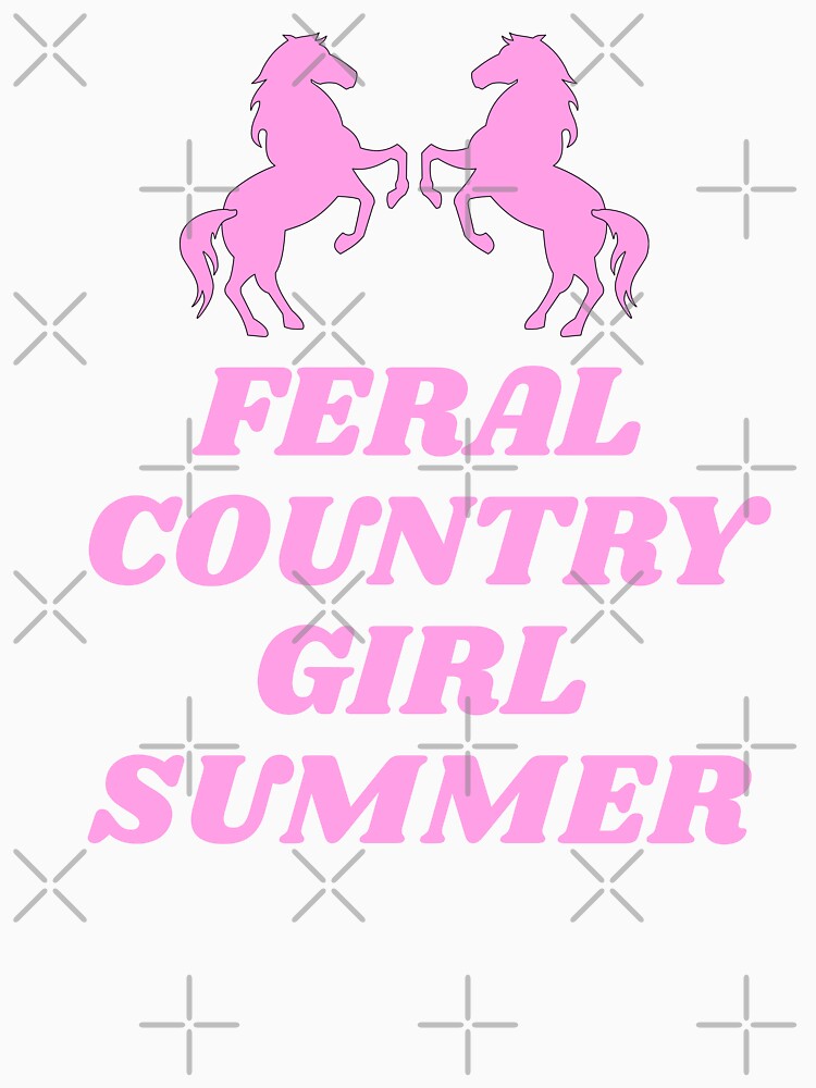 Horses feral country girl summer by monpetitbijou