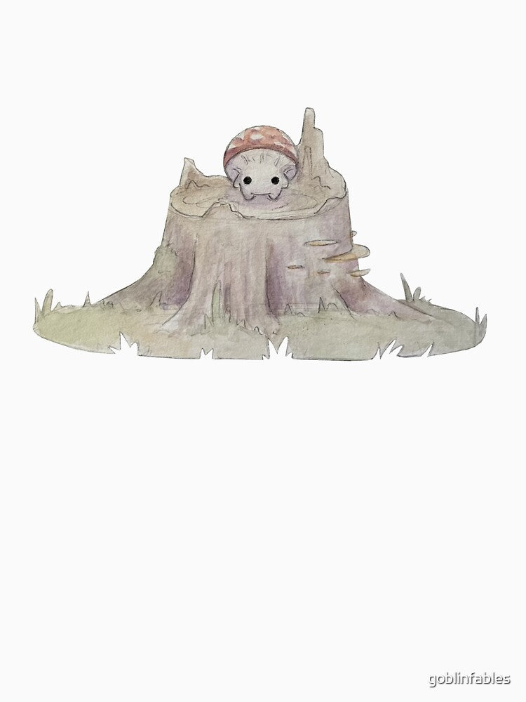 Amanita Tree Stump by goblinfables