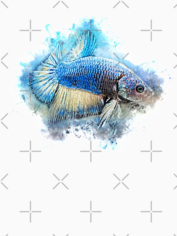 Fighting Fish Dragonscale - Betta splendens by AquariumLutter