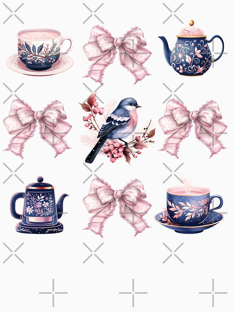 Cozy Tea in Coquette Aesthetic Style by CozyLightsStore