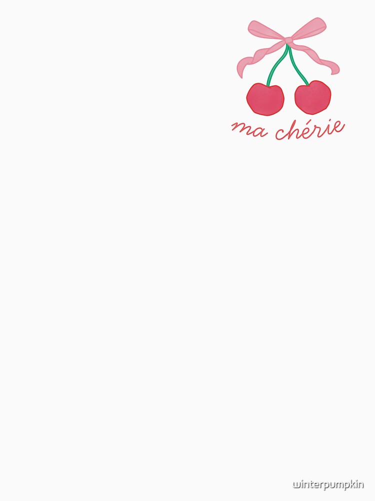 ma cherie red cherries with pink bow by winterpumpkin