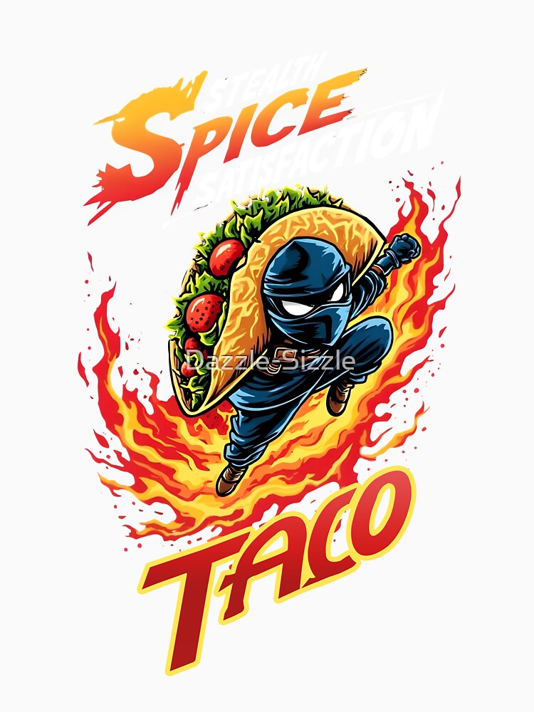 Taco Attack Spicy Food Warrior by Dazzle-Sizzle