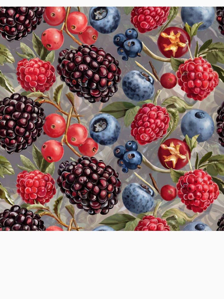 Wildberries Pattern by Angry Swan Designs
