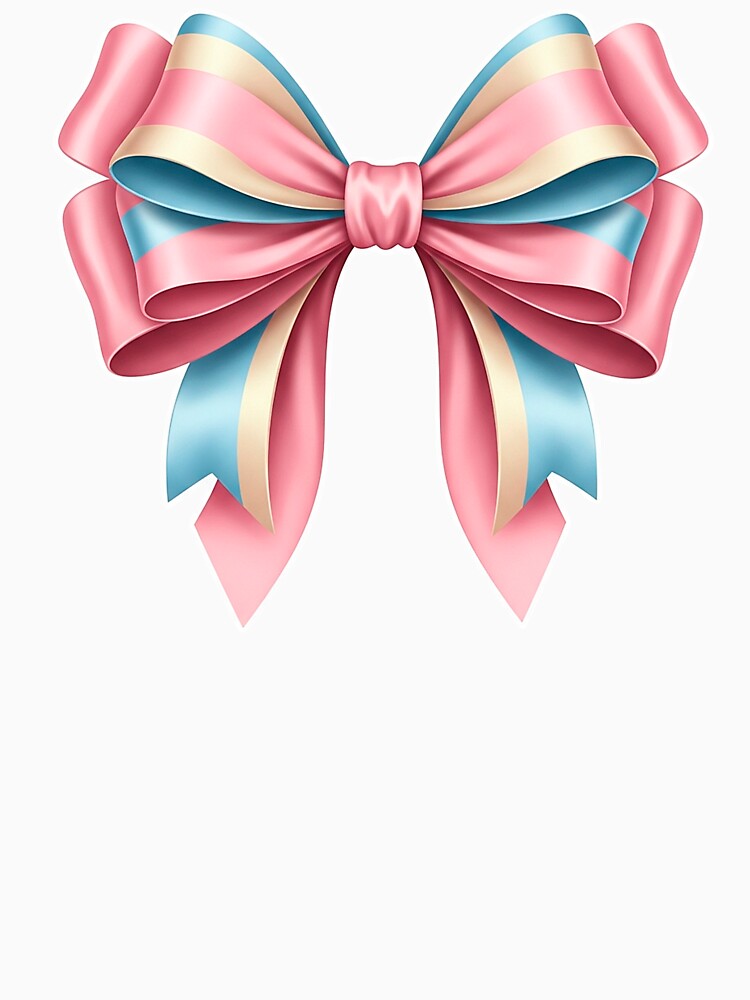 Soft Coquette Aesthetic Ribbon Bow by SholoStudio
