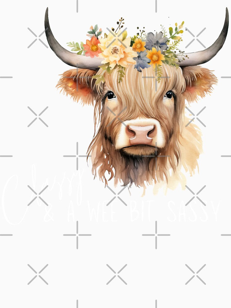 HIGHLAND COW CLASSY & A WEE BIT SASSY by A-M-Watson