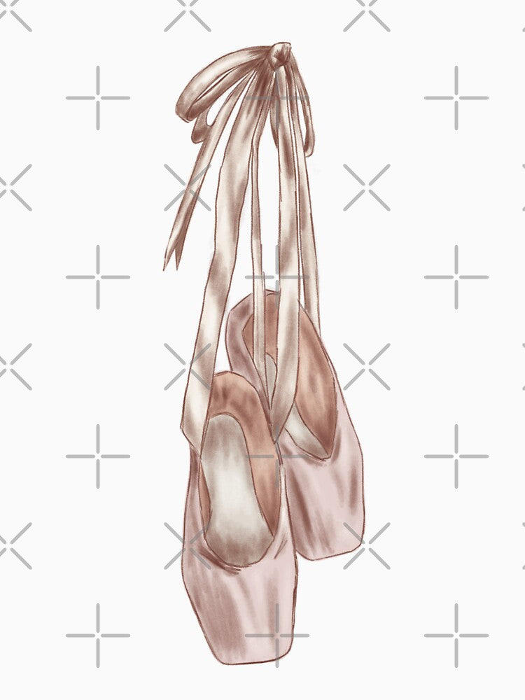 Cute Ballet Shoes by Scrabbly Doodles