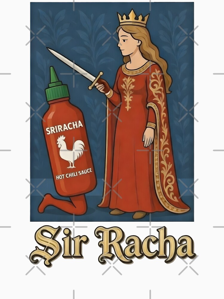 Sir Racha: The Knight of Spicy Flavors by TshirtsOnline-