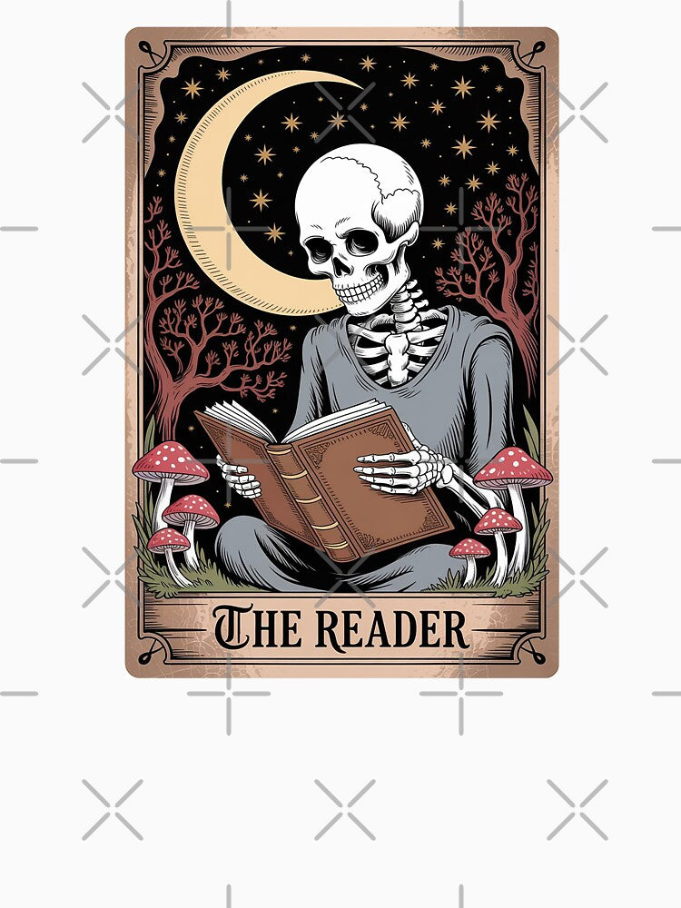 The Reader antique tarot cartomancy – Gothic Book Lover Design by Love Between Pages