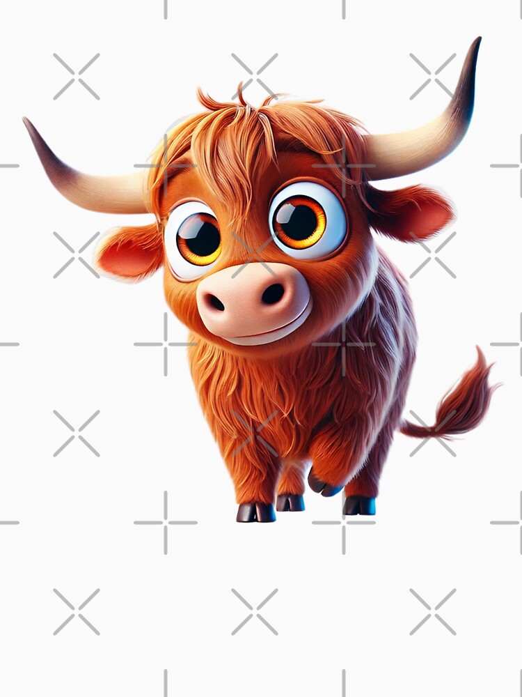 Adorable Highland Cow by Sillytoe