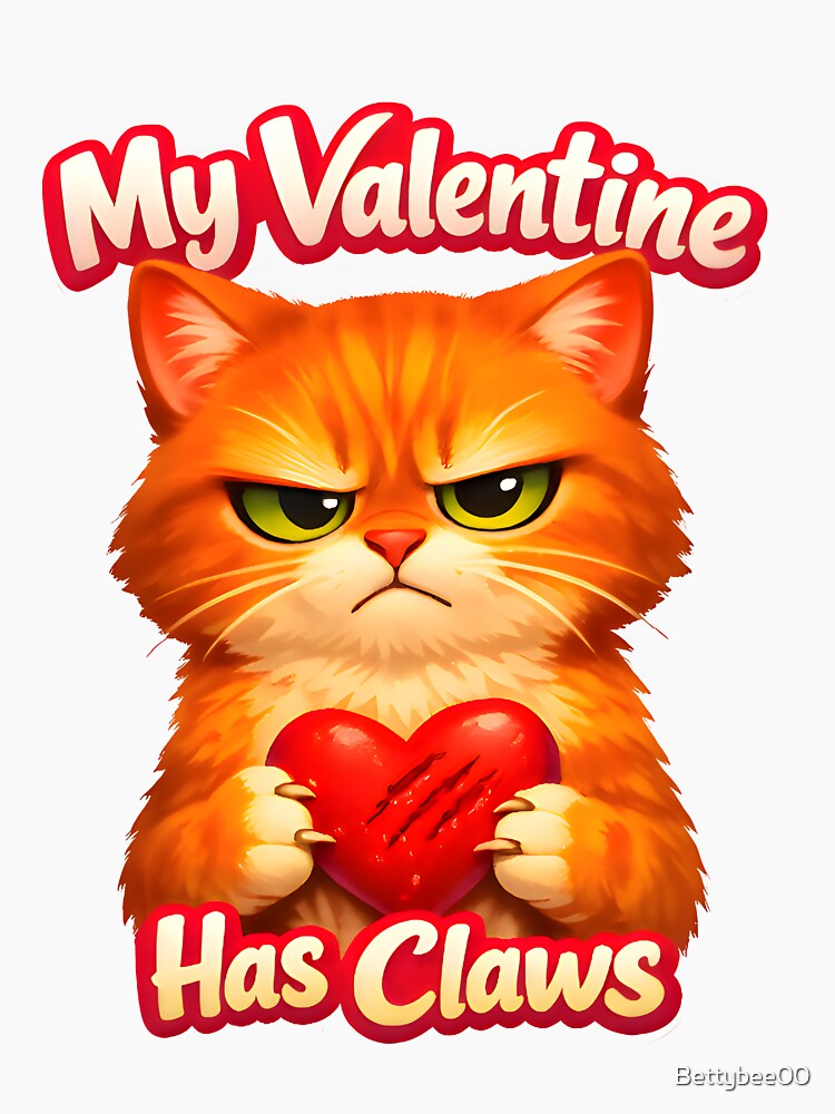 My Valentine Has Claws – Funny Cat Veterinary Valentine by Bettybee00