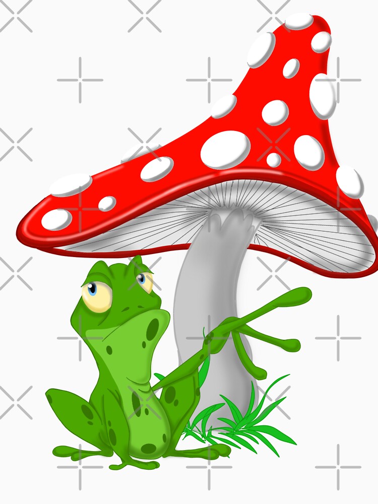 Frog With Mushroom by TheEndDesign