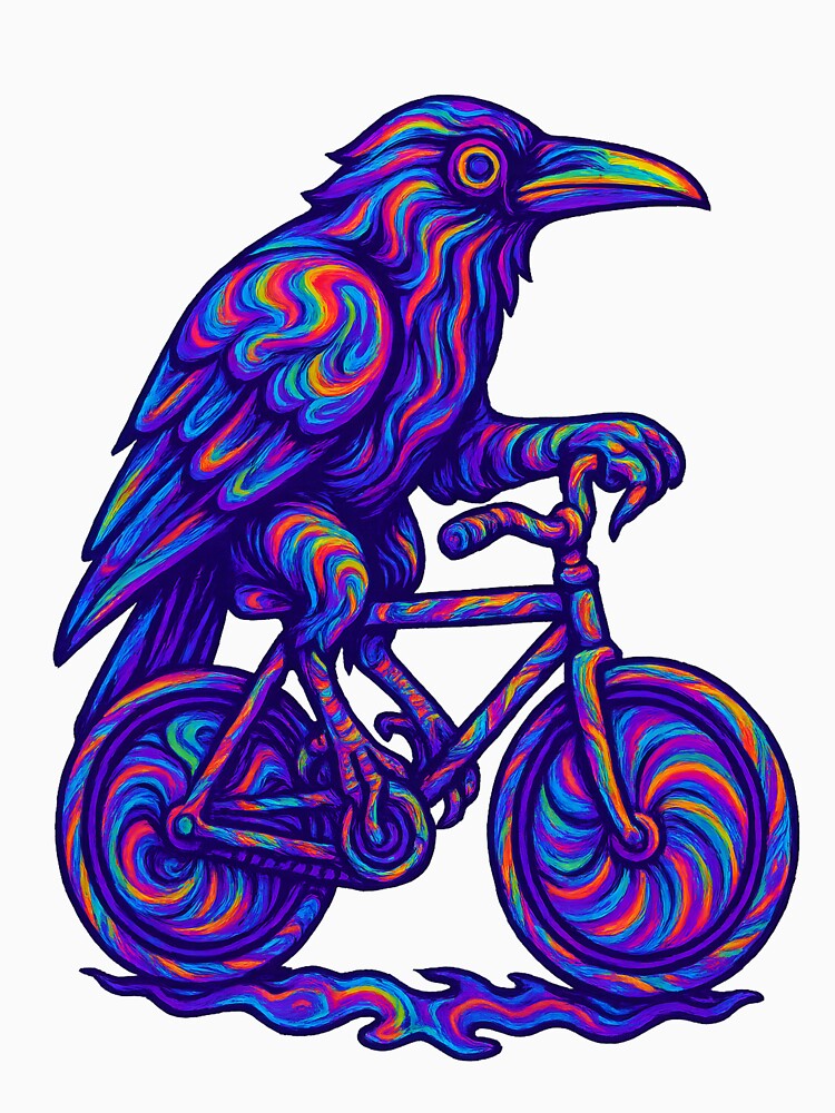 Trippy Crow on the Go by Orca Chuckle Studios