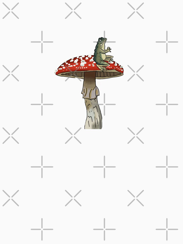 Frog chillin' on a Shroom by danielleeliax