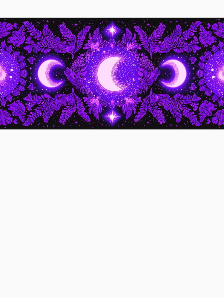 Lavender Moon Phases Whimsigoth Pattern by MissKosmic's Shop