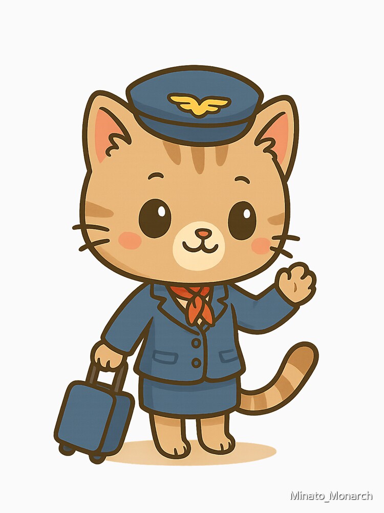 Flight Attendant Cat by Minato_Monarch